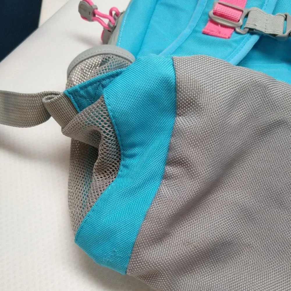 Lands End Kids Backpack Teal Pink Blue School Bag Travel Bright